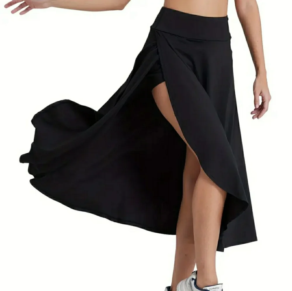 NEW! Black Versatile High Low Skirt w/ Phone Pocket (Multiple Sizes Available) - Picture 4 of 7